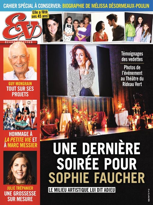 Cover image for Échos Vedettes